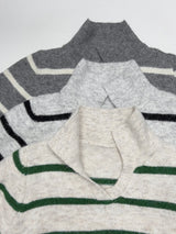 Open Stripe Crop Knit