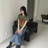 アルツフラワープリントクロップド半袖Tシャツ