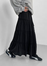 [MADE] Surea Flare Long Skirt