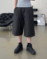 Lyn Pinstripe Carpenter Bermuda Pants