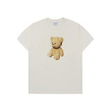 24FW BLOCK BEAR SHORT SLEEVE T-SHIRT CREAM