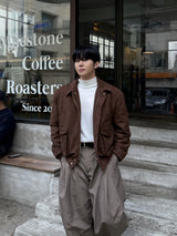 Mute suede cropped jacket