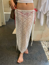 LACE RIBBON SKIRT