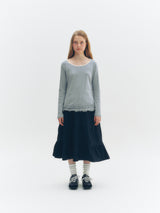 Double Frill T-shirt (Grey)