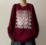 NT Gradient Noise Printed Long Sleeve Tee