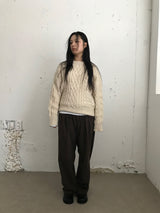 Twist Knit Top (3color)