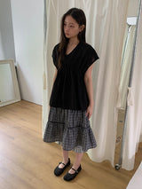 ヘニルメッシュシースルータビメリジェインフラットシューズ