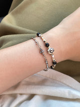 antique mini cross bracelet