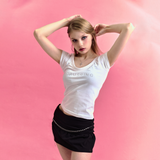 B.ジュエルロゴTシャツ [WHITE]