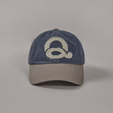 Washed Logo Ball Cap (BlueGrey/Beige)