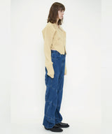 SPIRAL DENIM PANTS