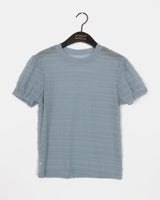 Leber Mesh Lace Short-Sleeved T-Shirt