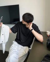 Inner U-Neck Silky Short Sleeve Tee