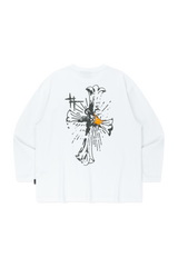 ネオゴシッククロスロングスリーブTシャツ
