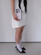 line stud case (pink)
