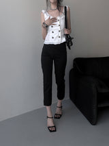 summer capri pants (2color)