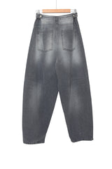 destroyed balloon denim pants