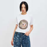 Pyeongyang Cold Buckwheat Noodles クロップTシャツ