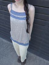 butterfly lace sleeveless
