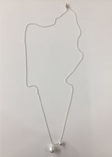 クレメンタインシルバーボールネックレス (2color)