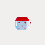 [MADE]blue love dot AirPods case