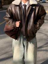 Depoca Vintage Leather Mustang Jacket