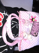 ribbon leopard glass case