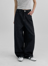[MADE] Bisco Nonfade Wide Denim Pants
