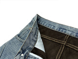Frost Curve Wide Denim