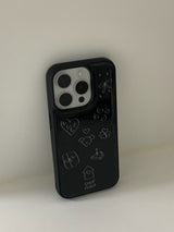 happy puppy case (black)