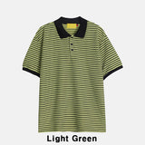 Belu Stripe Collar Short Sleeve T-shirt
