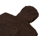 Two string windbreak / brown