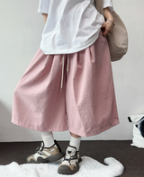 5000SOLD 🥳❤‍🔥 LINEN BALLOON BERMUDA 🖤🤍🩷💚7COLOR