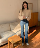 ブーツパーセントデニムパンツ