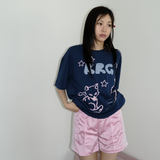 KIRIGIRL ボクシーTシャツ _NAVY