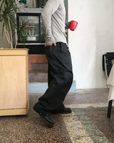 No.1386 カーボンコーティングワイドパンツ