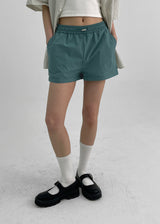 [MADE] グロッシーメッシュショートパンツ