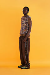 STRING NYLON PANTS / BROWN