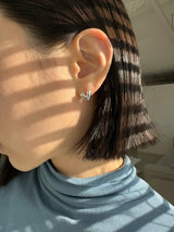 [925silver] トゥインクルハートピアス