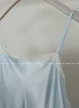 pastel lace bustier lingerie look mini dress