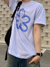 クローバーレタリングショートスリーブTシャツ 4C