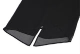  Lisha wrap long skirt (black)