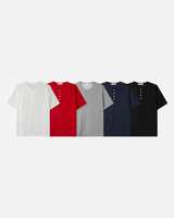 Day Henley neck Crop Short sleeve T