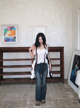 Bridget Gradient Washing Bootcut Denim Pants