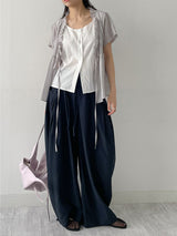 Kelly Layered Short Sleeve Blouse