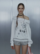 SUE Wide Hoodie Top