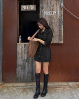 Hika denim mini one-piece