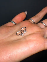 [925silver] タイニークリスタルピアス