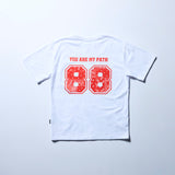 オクトパスフットボールTシャツ（オレンジ）