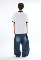 リンガーTシャツ ホワイト